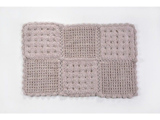 Πατάκι Μπάνιου Biscuit Dark Pink Down Town 70 x 160cm 100% Βαμβάκι