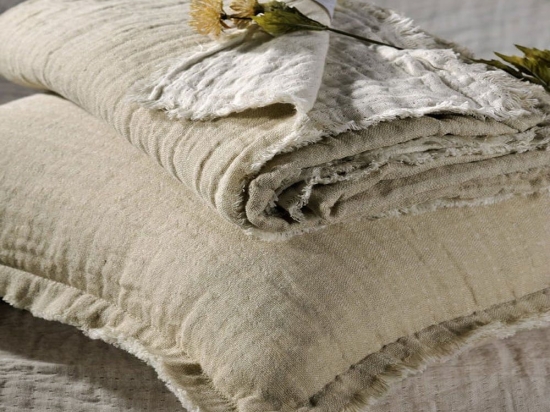 Ριχτάρι 70-0462 130Χ160 Beige Down Town Πολυθρόνα 130x160cm Βαμβάκι-Λινό