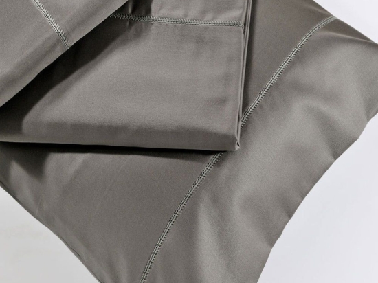 Σεντόνια S250/6 Σετ 4τμχ Anthracite Down Town King Size 280x290cm 100% Βαμβακοσατέν