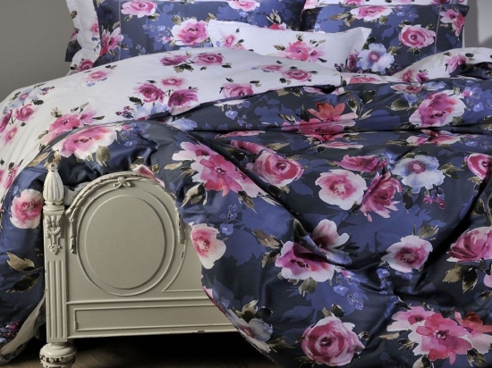 Παπλωματοθήκη 832 Magnolia (Σετ 3τμχ) Blue Down Town Υπέρδιπλο 235x245cm 100% Βαμβακοσατέν