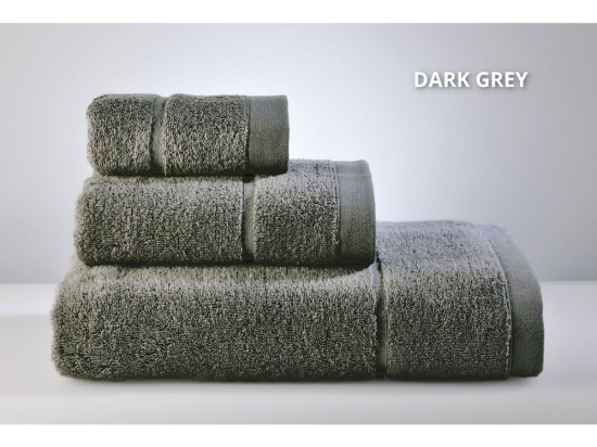 Πετσέτα Joanne Dark Grey Down Town Προσώπου 50x90cm 100% Βαμβάκι