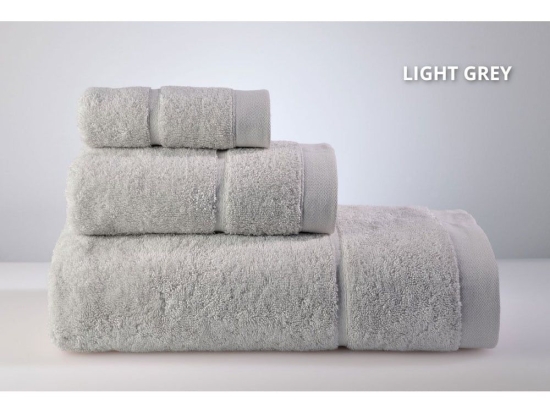 Πετσέτα Joanne Light Grey Down Town Χεριών 30x50cm 100% Βαμβάκι
