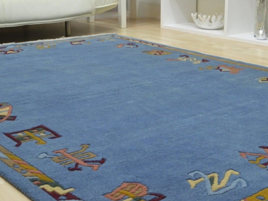 Χαλί Nepal Tib 014/7103 Blue 232X170 232X170cm