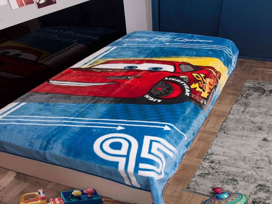Κουβέρτα Παιδική Disney Cars 095 Digital Print DimCol Μονό 160x220cm Πολυέστερ