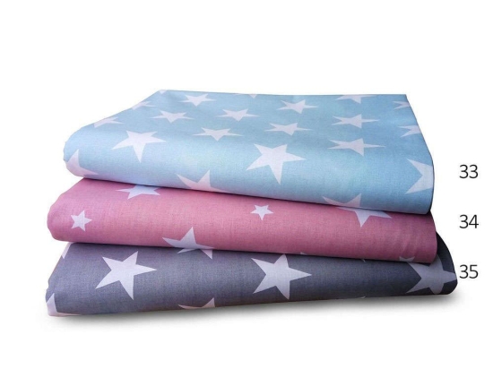 Πάνα Βρεφική Χασές Star 33 Σιέλ DimCol 80x80cm 100% Βαμβάκι