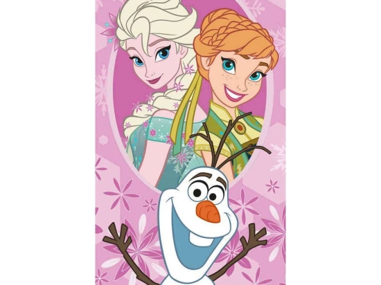 Πετσέτα Θαλάσσης Παιδική Βελουτέ Disney Frozen 44 Digital Print DimCol Θαλάσσης 70x140cm 100% Βαμβάκι