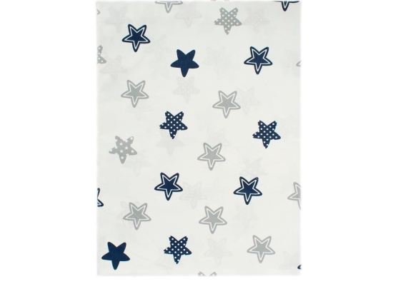 Παπλωματοθήκη Παιδική Star 102 Blue DimCol Μονό 160x240cm 100% Βαμβάκι
