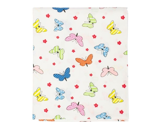Παπλωματοθήκη Παιδική Φανελένια Butterfly 49 Rotary Print DimCol Μονό 160x240cm 100% Βαμβακερή Φανέλα