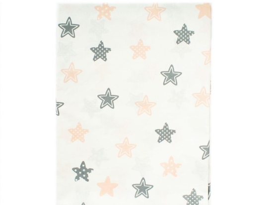 Σεντόνια Παιδικά Σετ 2τμχ Star 103 Grey DimCol Μονό 160x240cm 100% Βαμβάκι