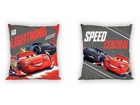 Μαξιλάρι Διακοσμητικό (Με Γέμιση) Παιδικό Disney Cars 17 Digital Print DimCol 40Χ40 40x40cm Πολυέστερ