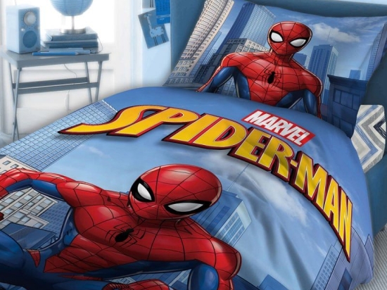 Σεντόνια Παιδικά Σετ 2τμχ Disney Spiderman 812 Digital Print DimCol Μονό 160x240cm 100% Βαμβάκι