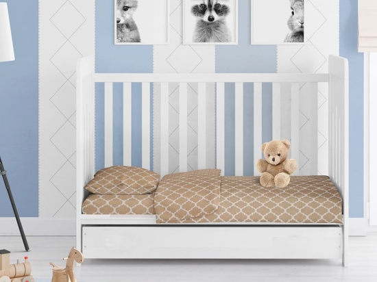 Πάπλωμα Βρεφικό Windows 150 Beige DimCol 120x160cm 100% Βαμβάκι