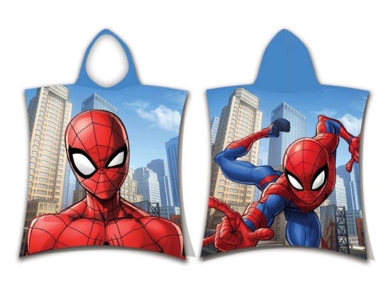 Πόντσο Παραλίας Disney Spiderman 10 Digital Print 50X115cm Multi DimCol