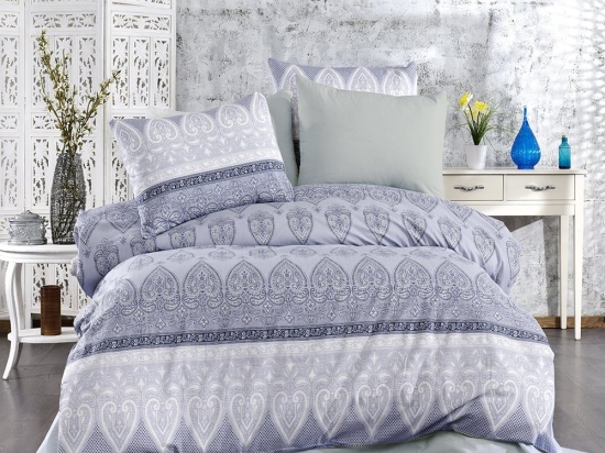Σεντόνια Ηλέκτρα 360 (Σετ 3τμχ) Grey DimCol Μονό 160x240cm Βαμβάκι-Πολυέστερ