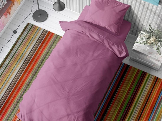 Πάπλωμα Solid 492 Lila DimCol Μονό 160x240cm 100% Βαμβάκι