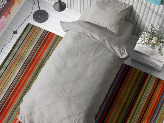 Πάπλωμα Solid 496 Elephant DimCol Μονό 160x240cm 100% Βαμβάκι