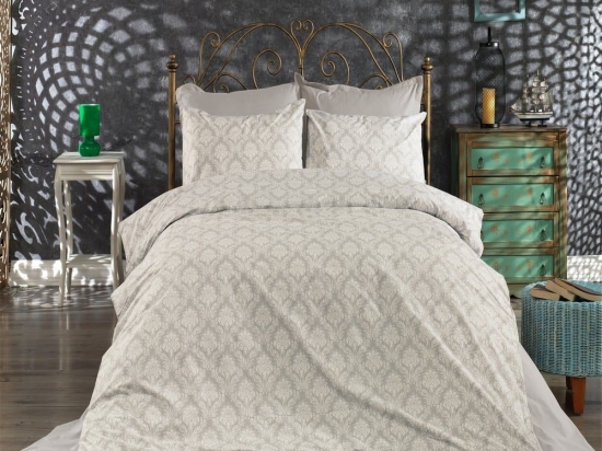Πάπλωμα Οφηλία 276 Grey DimCol Μονό 160x240cm Βαμβάκι-Πολυέστερ