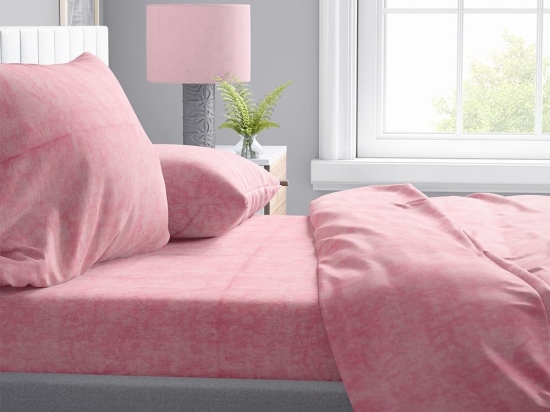Παπλωματοθήκη Shadow 17 Pink DimCol Υπέρδιπλo 220x240cm Βαμβάκι-Πολυέστερ