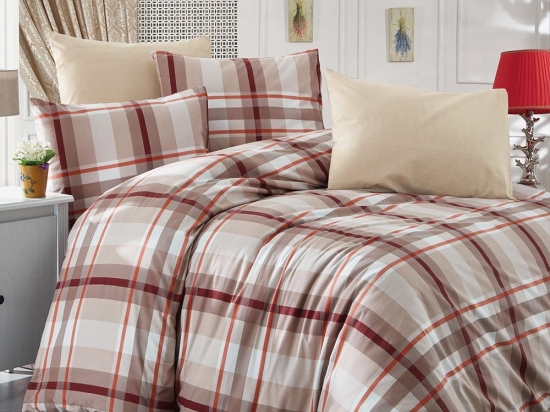Σεντόνια Εκάβη 423 (Σετ 4τμχ)Beige DimCol Υπέρδιπλο 220x240cm Βαμβάκι-Πολυέστερ