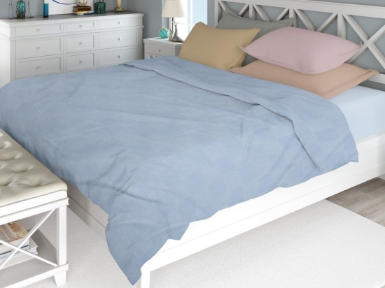 Κουβέρτα Πικέ 33122668003 Ciel DimCol Μονό 165x250cm 100% Βαμβάκι