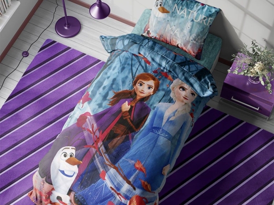 Σεντόνια Παιδικά Disney Frozen II 884 (Σετ 4τμχ) Digital Print Multi DimCol Μονό 160x240cm 100% Βαμβάκι