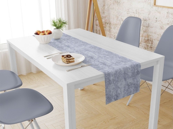 Τραβέρσα Αλέκιαστη Panama Shadow Light Grey DimCol 40 Χ 180 40x180cm Βαμβάκι-Πολυέστερ