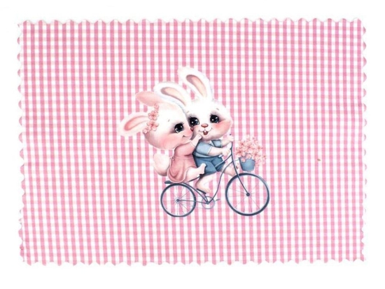 Σουπλά Παιδικό Best Friends 34 Pink DimCol 35x50cm Πολυέστερ