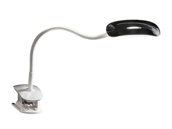 Φωτιστικό Γραφείου 6314 N Εύκαμπτο Με Πένσα 5W Led 40x40cm Black Perenz