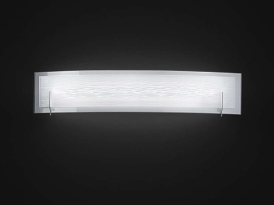 Φωτιστικό Τοίχου - Απλίκα 6488 B LC 21W Led 3000K 60x12cm White Perenz Μέταλλο,Γυαλί