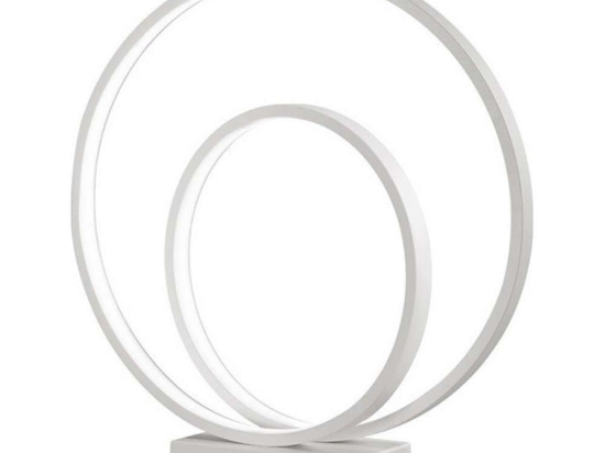 Φωτιστικό Επιτραπέζιο 6621 B LC 28W Led Φ30cm 33cm White Perenz Αλουμίνιο