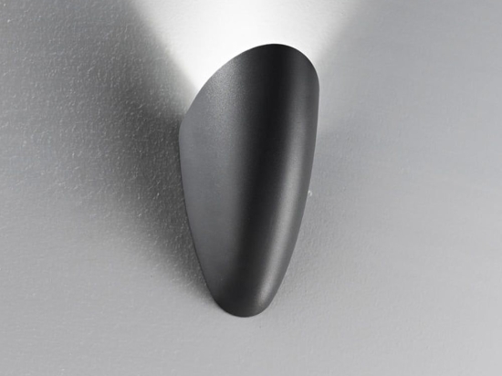 Φωτιστικό Τοίχου - Απλίκα 6214 A 13W Led 11,5x21cm Graphite Perenz