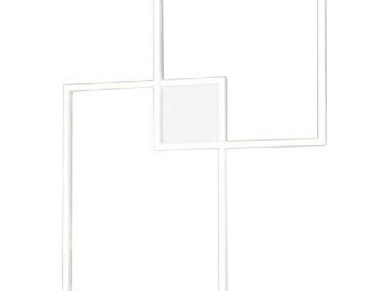 Φωτιστικό Οροφής - Πλαφονιέρα 6596 B CT 64W Led 95x76x6cm White Perenz Μέταλλο,Ακρυλικό