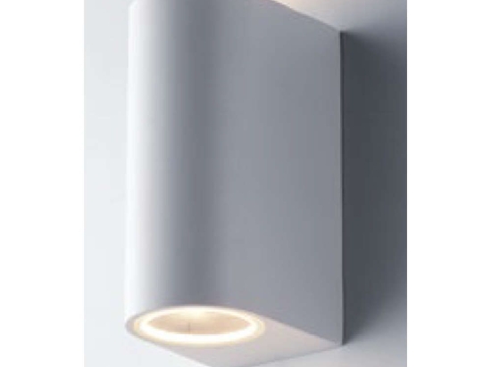 Φωτιστικό Τοίχου - Απλίκα One I-ONE-AP2 BCO 2xGU10 IP54 15,1x9,3x6,7cm White Intec
