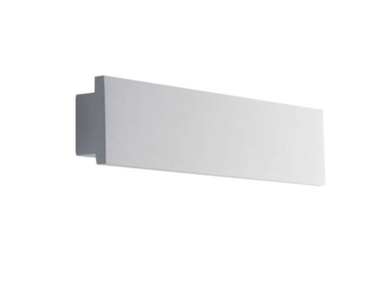 Φωτιστικό Τοίχου - Απλίκα Ortisei LED-ORTISEI-AP40 11,8W Led 40x8x4cm White Intec Γύψος