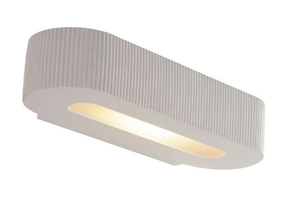 Φωτιστικό Τοίχου - Απλίκα Gatsby I-GATSBY-AP 2xE14 20W 35x10,5x7cm White Intec Γύψος