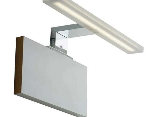 Φωτιστικό Τοίχου - Απλίκα Specchio Aqa SPOT-B-AQA 8W Led 30x10,8x4,8cm Chrome Intec Acrylic