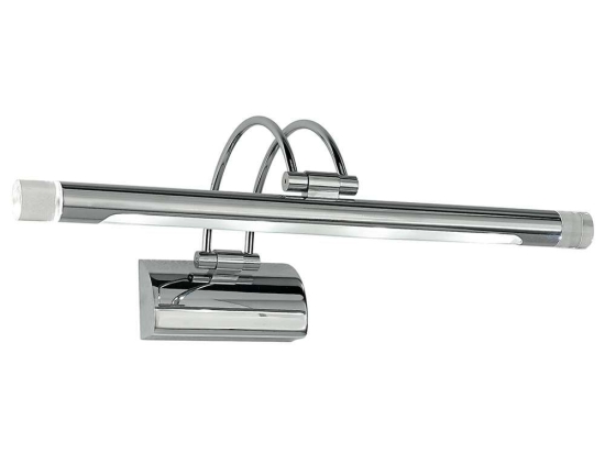 Φωτιστικό Τοίχου - Απλίκα Sigma LED-W-SIGMA/4W Ρυθμιζόμενο 4W Led 40,3x21,5x12cm Chrome Intec Μέταλλο