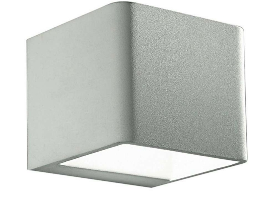 Φωτιστικό Τοίχου - Απλίκα Atlas LED-W-ATLAS/6W 6W Led 8x8x10cm White Intec Αλουμίνιο
