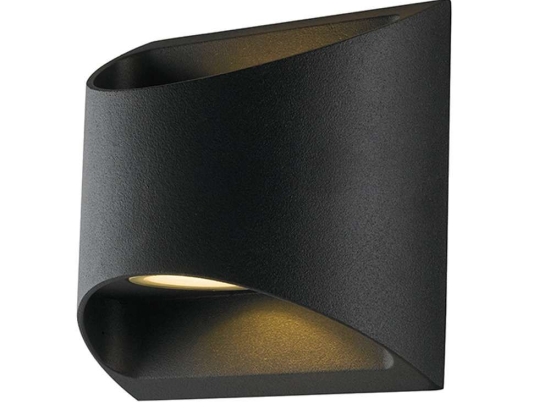 Φωτιστικό Τοίχου - Απλίκα Veyron LED-W-VEYRON NERO 7W Led 12,3x6,9x13cm Black Intec