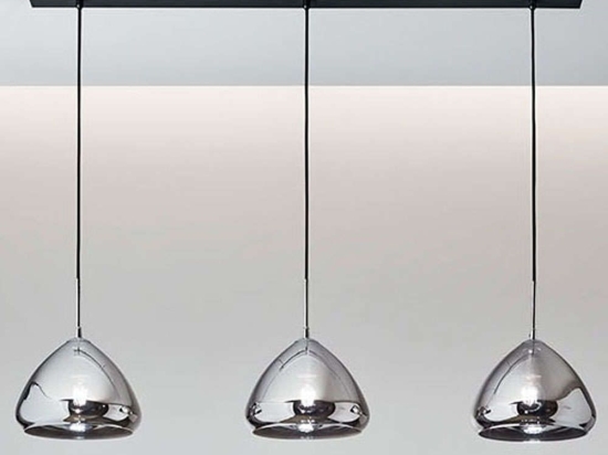 Φωτιστικό Οροφής - Ράγα Glow 3667-48-138 3xE27 40W 110x200cm Chrome La Mia Luce