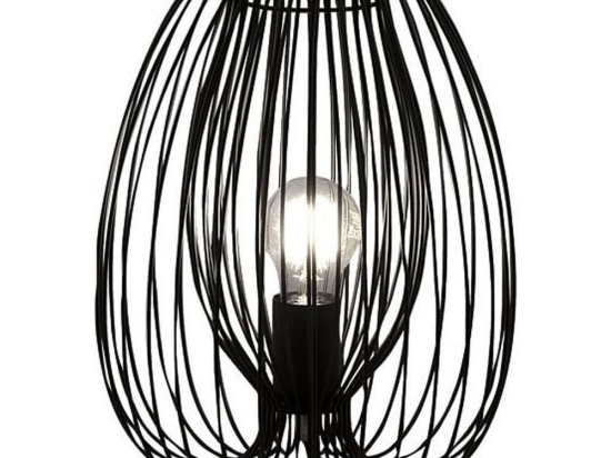 Φωτιστικό Επιτραπέζιο Camp 3677-34-101 1xE27 40W Φ20cm 24cm Black La Mia Luce