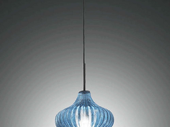 Φωτιστικό Οροφής Budelli 3723-40-244 1xE27 40W Φ26cm 200cm Light Blue La Mia Luce