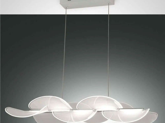 Φωτιστικό Οροφής - Ράγα Smart Sylvie 3626-46-102-01 58x37x200cm Dim Led 4000lm 30W White Fabas Luce