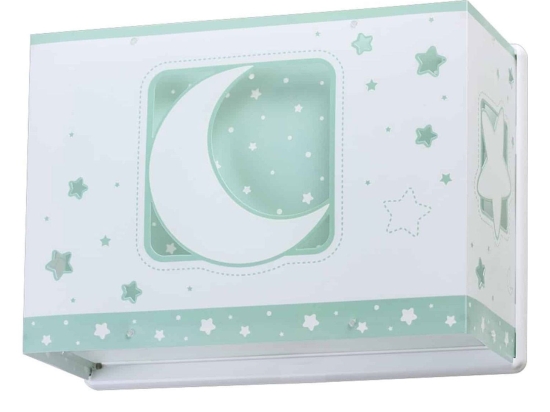 Φωτιστικό Τοίχου - Απλίκα Moon 63238 H Green Ango Πολυπροπυλένιο