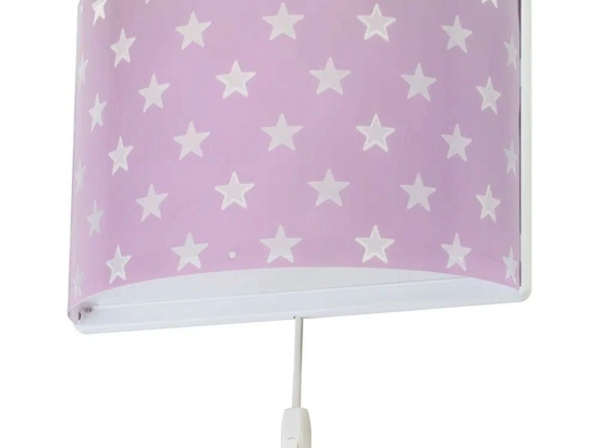 Φωτιστικό Τοίχου - Απλίκα Stars 81218 L Lilac Ango Πολυπροπυλένιο