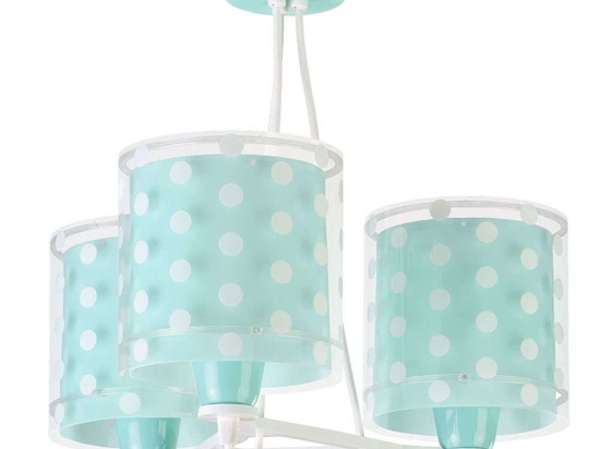 Φωτιστικό Οροφής Παιδικό Dots 41007 H Green Ango Πολυπροπυλένιο