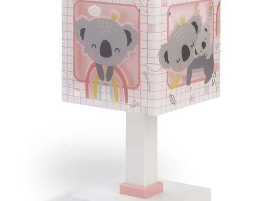 Επιτραπέζιο Φωτιστικό Παιδικό Koala 63261 S Pink Ango Πολυπροπυλένιο