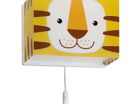 Φωτιστικό Τοίχου - Απλίκα Little Tiger 64568 Yellow Ango Πολυπροπυλένιο