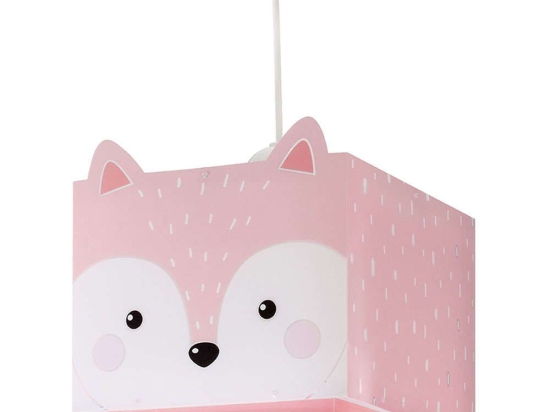 Φωτιστικό Οροφής Παιδικό Little Fox 64582 Pink Ango Πολυπροπυλένιο