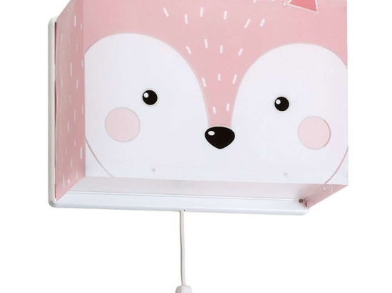 Φωτιστικό Τοίχου - Απλίκα Little Fox 64588 Pink Ango Πολυπροπυλένιο
